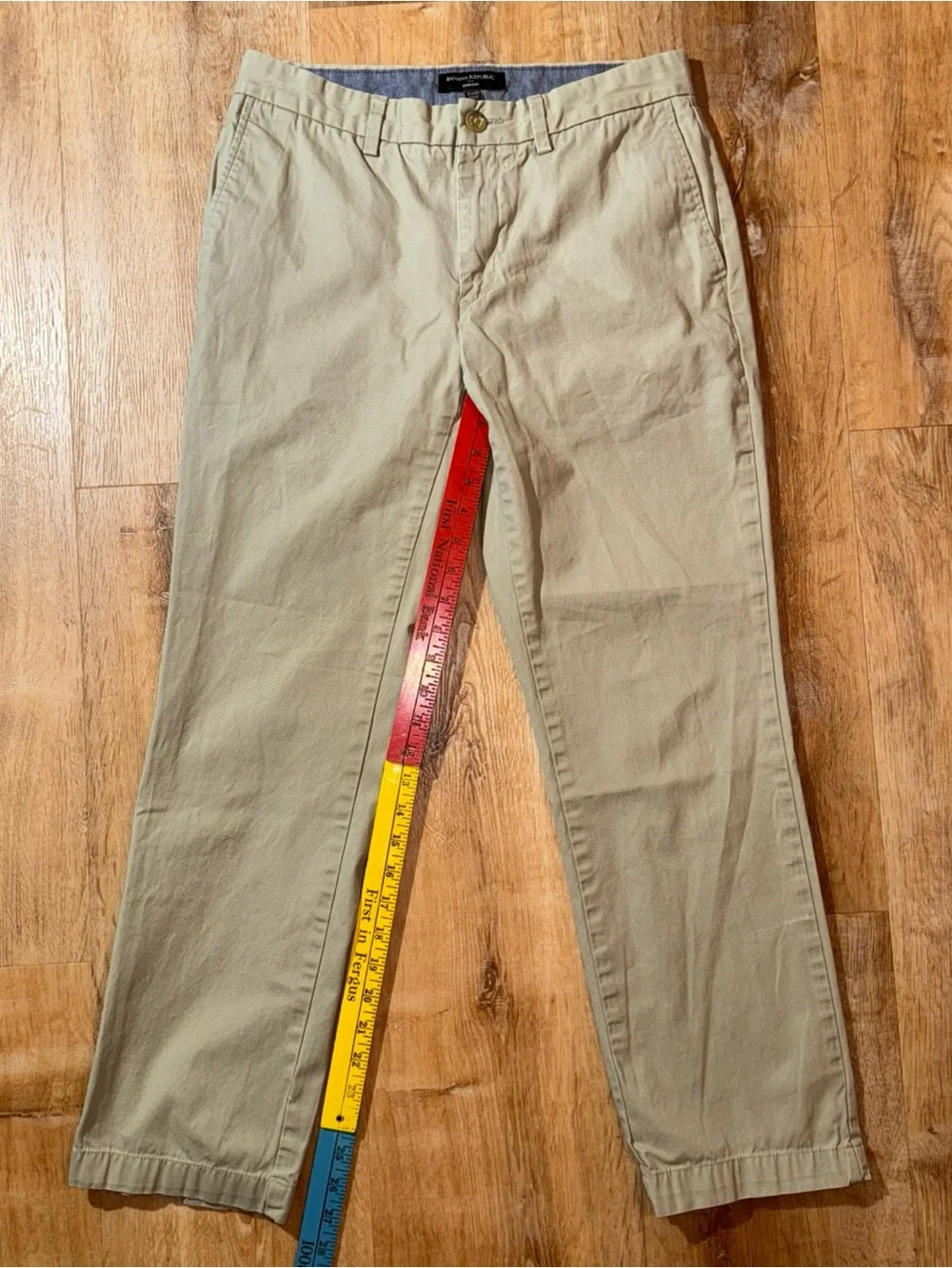 Banana Republic Pants Mens Size 31x30 Beige Emerson Chino Straight Leg Office